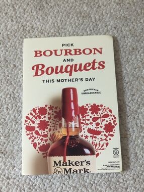 Bourbon Mother's Day Card - Red